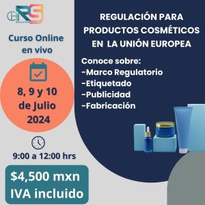 Curso Regulación de Productos Cosméticos en la Unión Europea